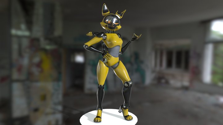 Roxxy the Robot 3D Model