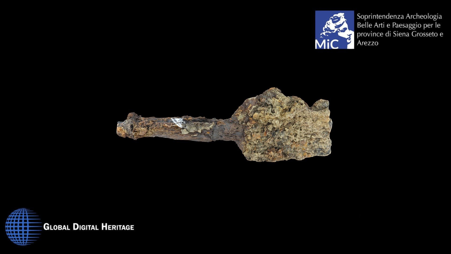 Iron spearhead, Necropolis of Poggio Pinci