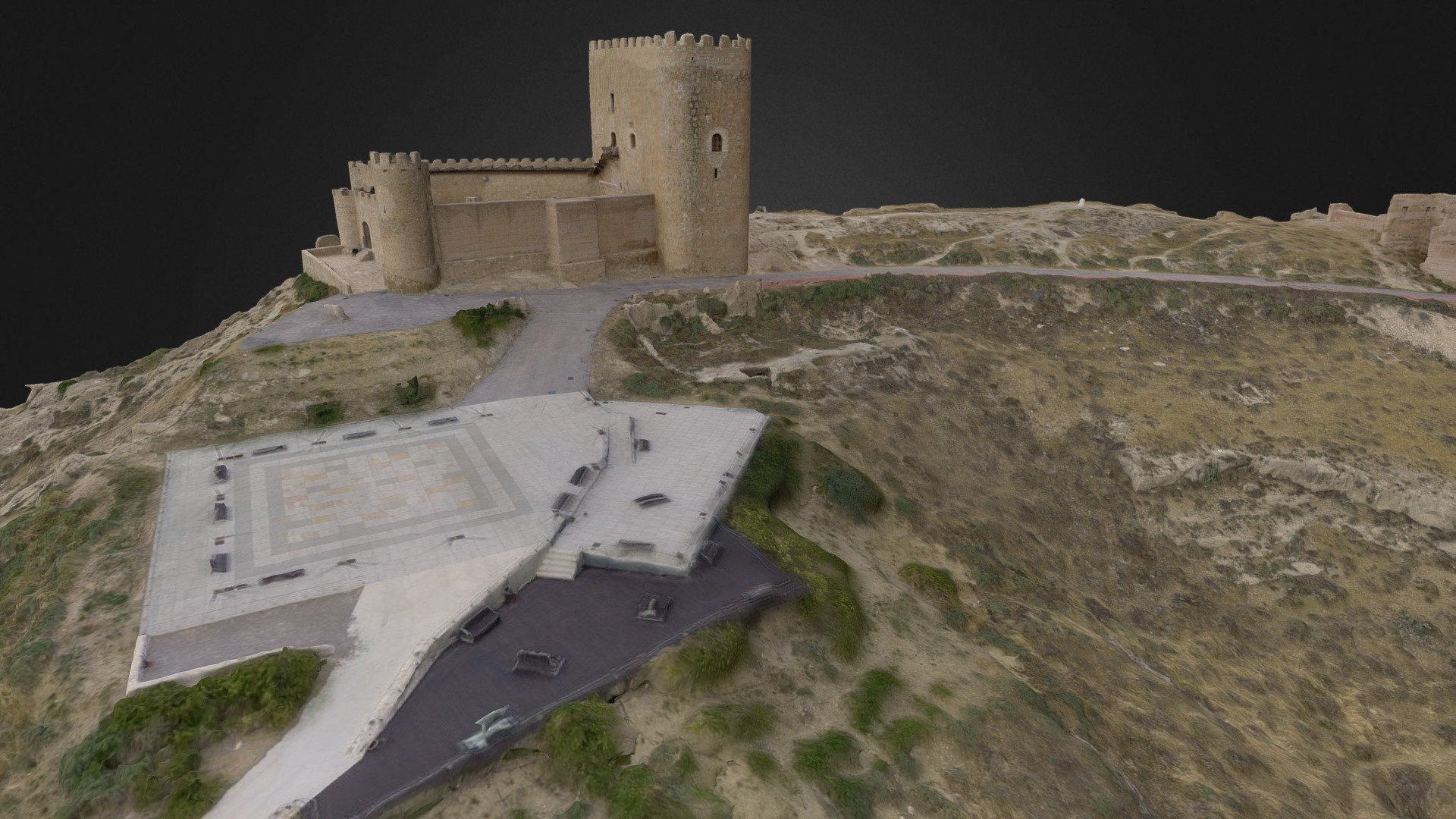 Castillo de Jumilla (Murcia) — Sketchfab embed 3D viewer
