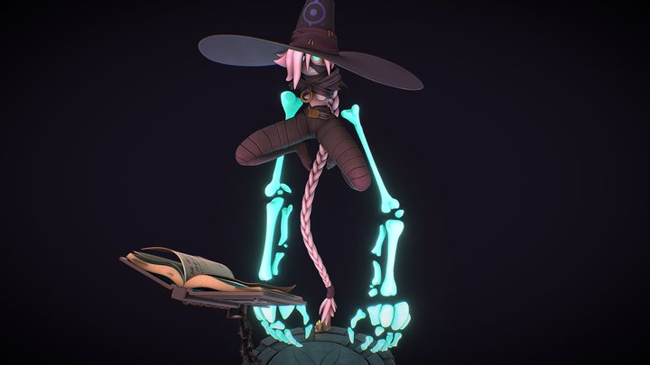 Nova the necromancer || ZumoArts & Forest Box 3D Model
