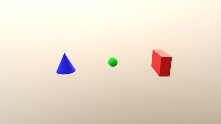 3 Primitives 3D Model