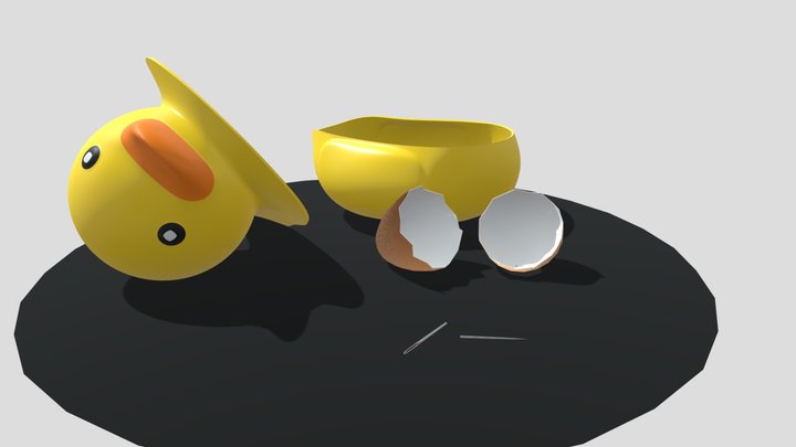 Egg #SketchfabWeeklyChallenge 3D Model