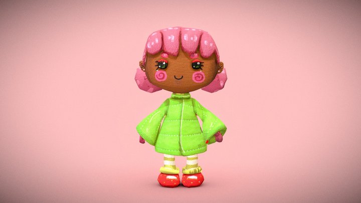 Strawberry Girl - copy 3D Model
