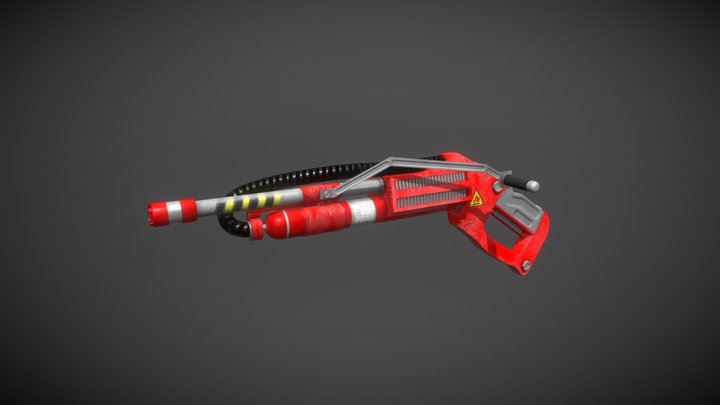 Flamethrower 3D Model