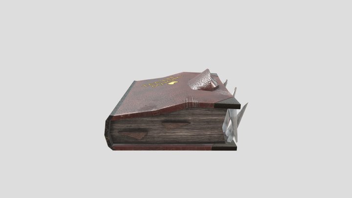 GART130 spellbook 3D Model