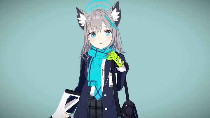 Shiroko - Blue Archive 3D Model