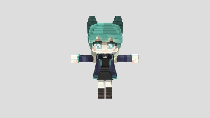 皮肤 3D Model