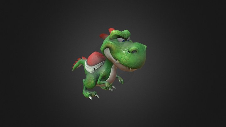 Stylized Yoshi 3D Model