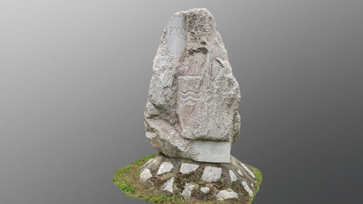 Memorial stone 3D Model