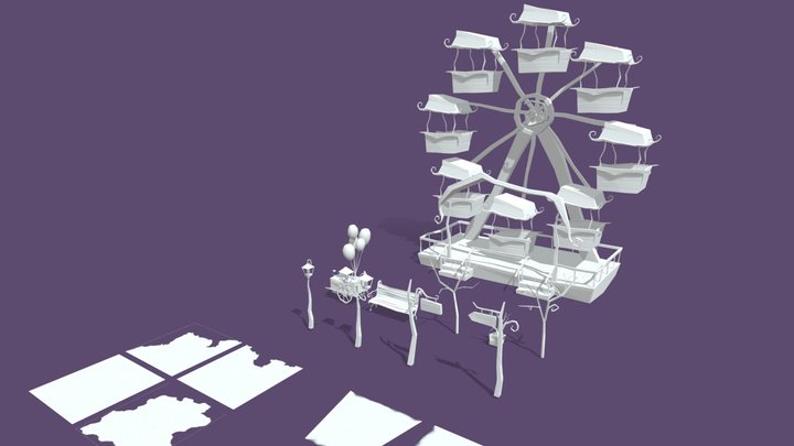 Amusement Park 3d Models Sketchfab