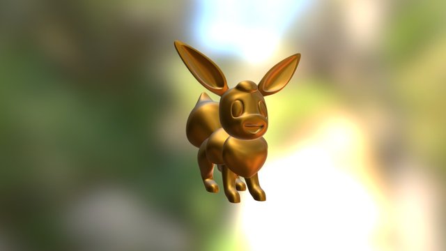 Lil' Eevee 3D Model