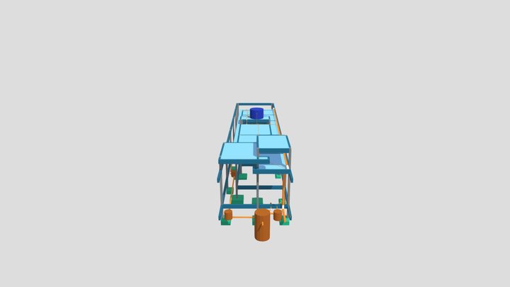 DXF 3D 3D Model