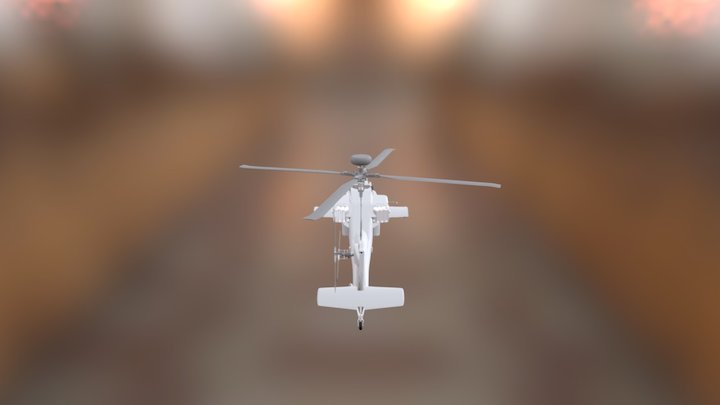 Helicopter Model by CHUKEPC СHANNEL 3D Model