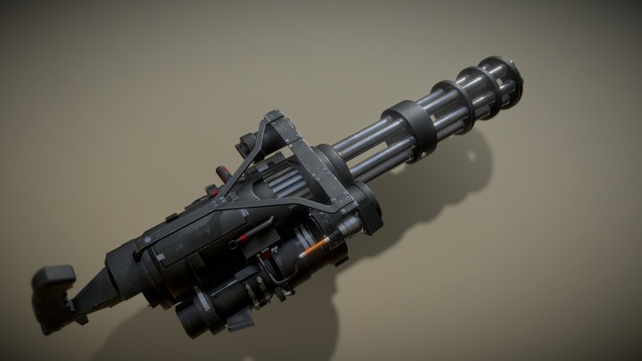Machine Gun 3D Model