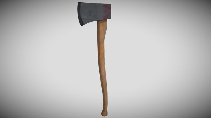 Old Lumber Axe 3D Model