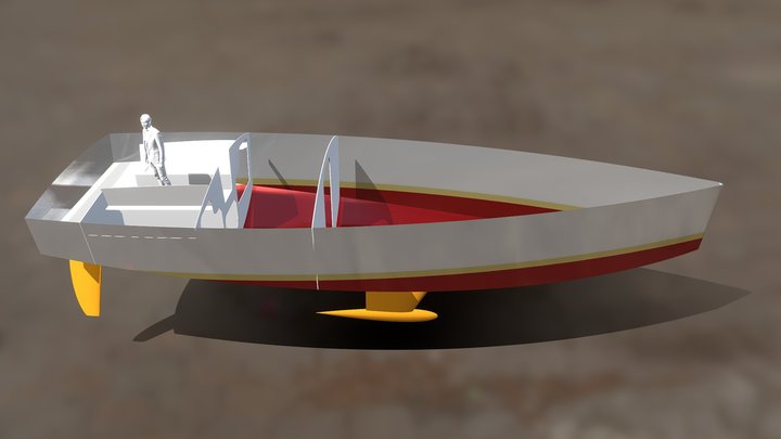 L43 Sloop 3D Model