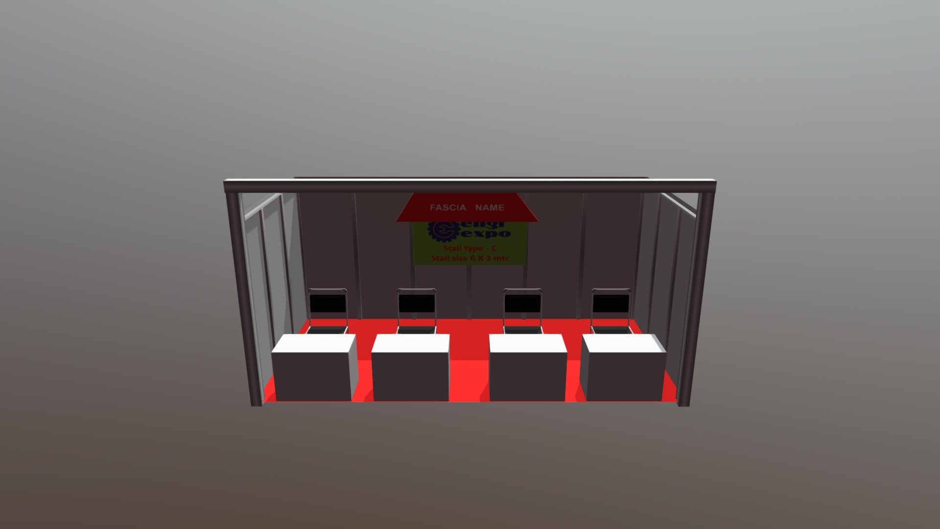 C-6x3 Expo Stall