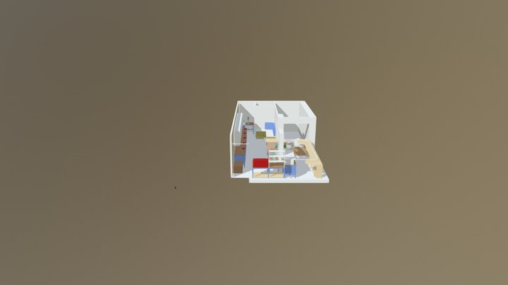 Ganz műhely, Hímző u. 11. helyisége 3D Model