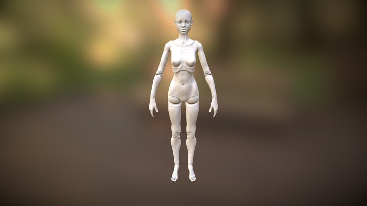 Merged Doll-decimated-10 3D Model