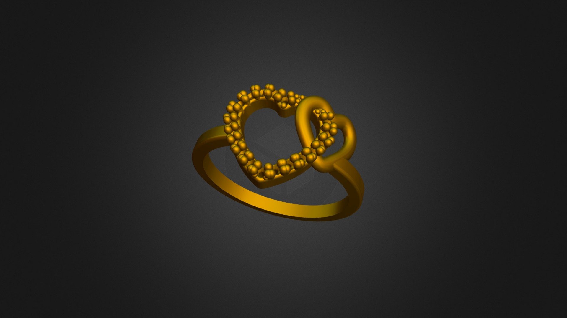 Ring Heart Zircon