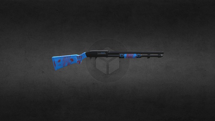 Mossberg 590a1 3D Model