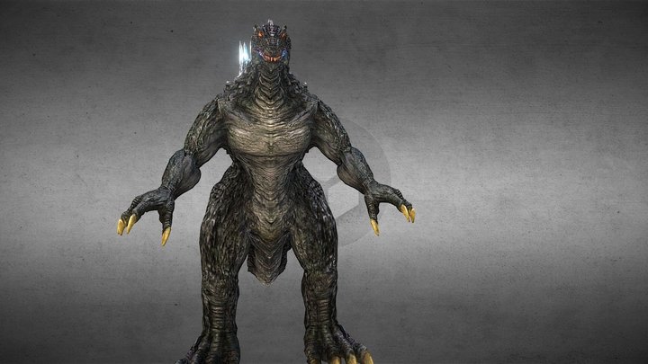 ゴジラ Godzilla 哥吉拉2000 Animation 動畫 3D Model