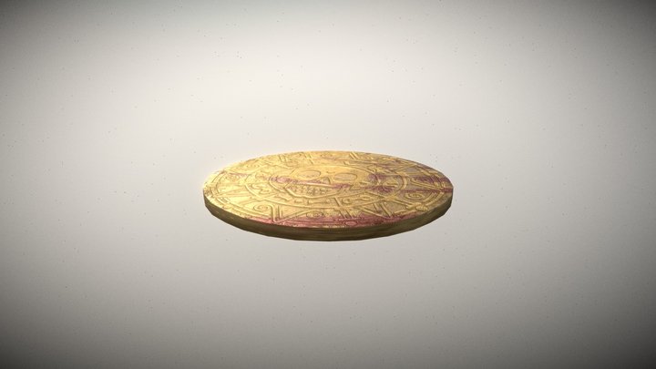 Pirate coin 3D Model