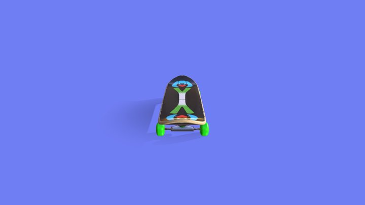 Skate Miku 3D Model