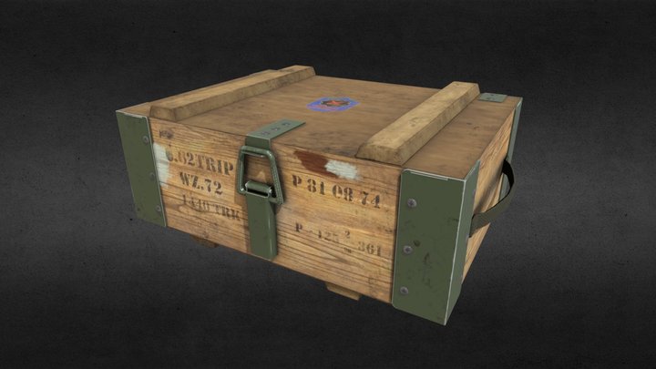 Ammunition Crate 3D Model