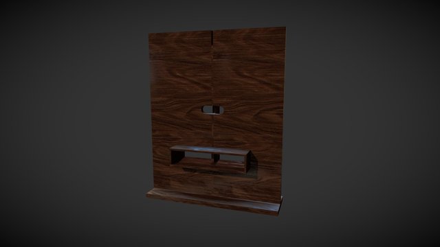 TV Wall 3D Model