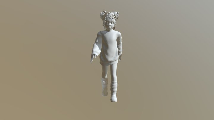 Sister 1 Throw 3D Model