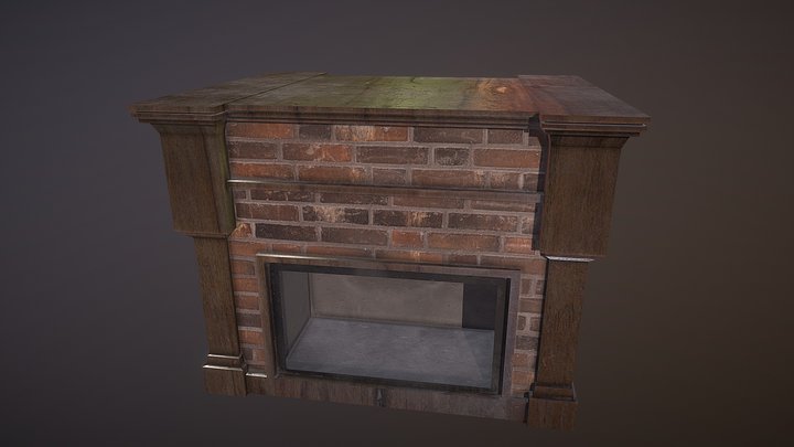 Fireplace old 3D Model