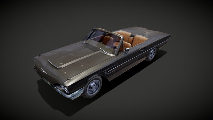Ford Thunderbird Convertible – Personal Project 3D Model