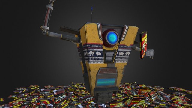 Claptrap CL4P-TP 3D Model