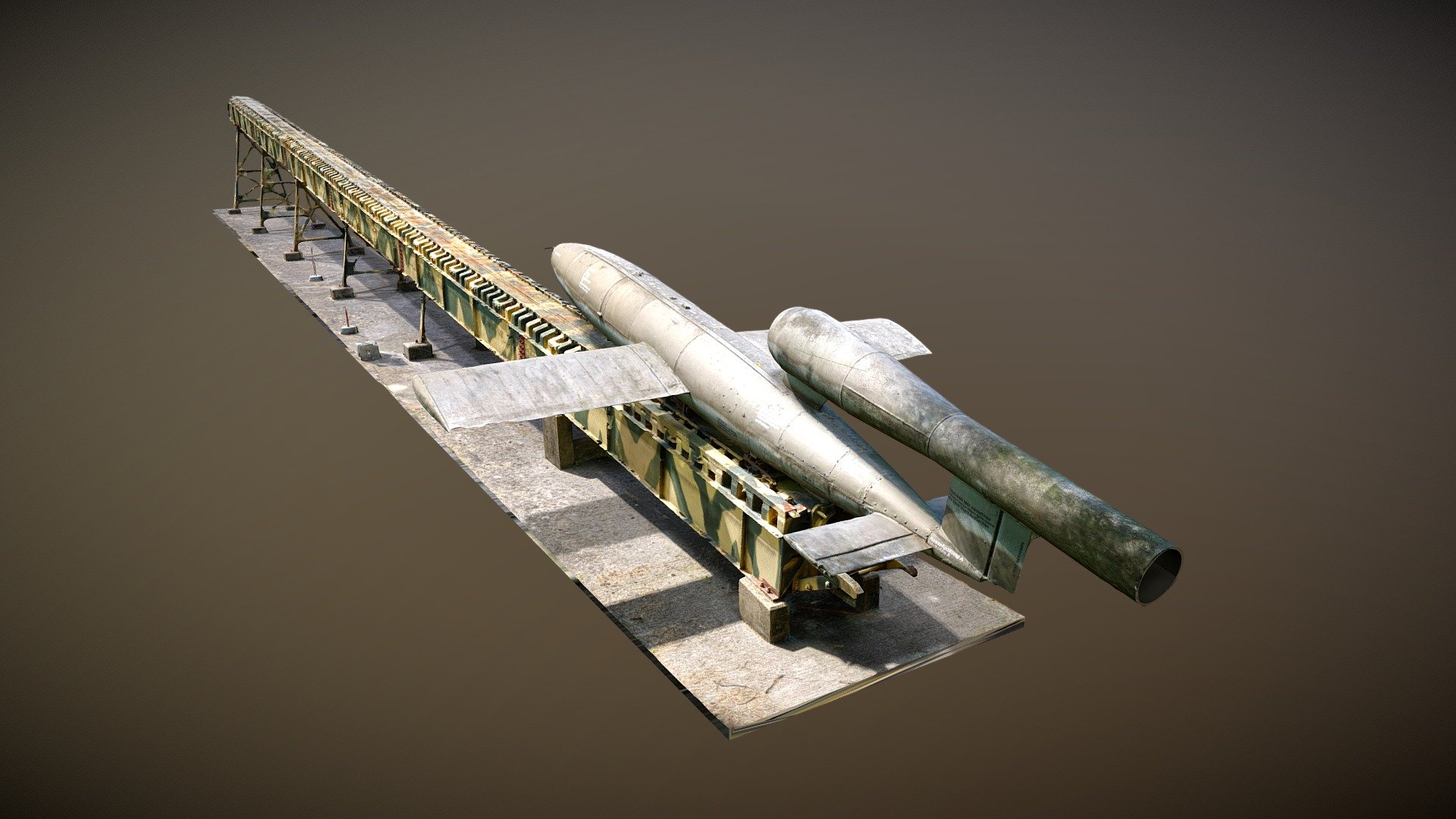 V-1 flying bomb Doodle Bug - Buy Royalty Free 3D model by ...