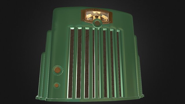 Art deco Radio – Free 3D Model STL