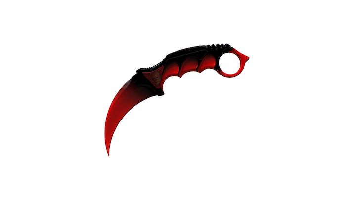 Karambit | Ghost (By J.Salazar) 3D Model