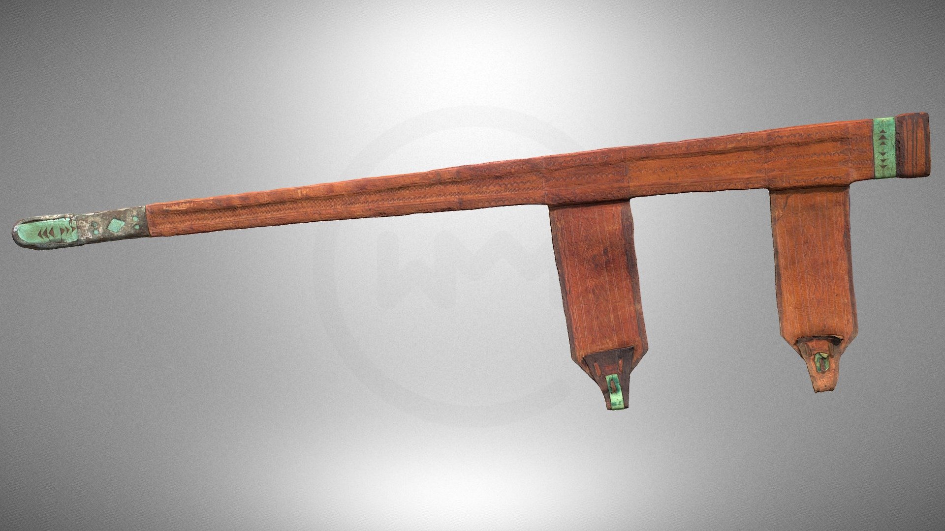 “Takuba”, a Tuareg sword – a scabbard