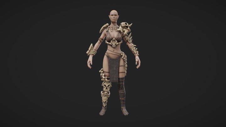 Bone Armor 3D Model