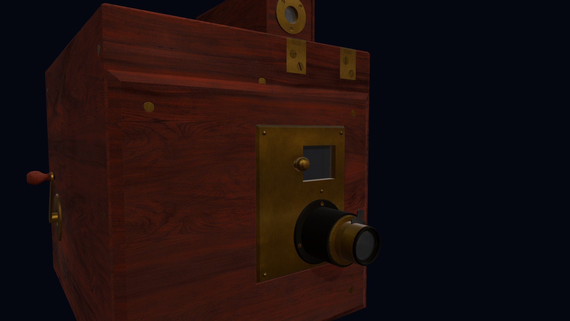 1st Commercial Victorian Movie Film Camera 1898 - 3D model by Arron ...
