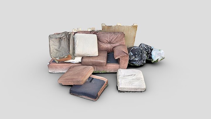Day 188: Street Couch Pt.8 3D Model
