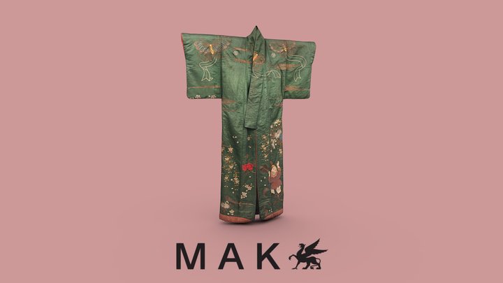 Kimono (Uchikake) 3D Model
