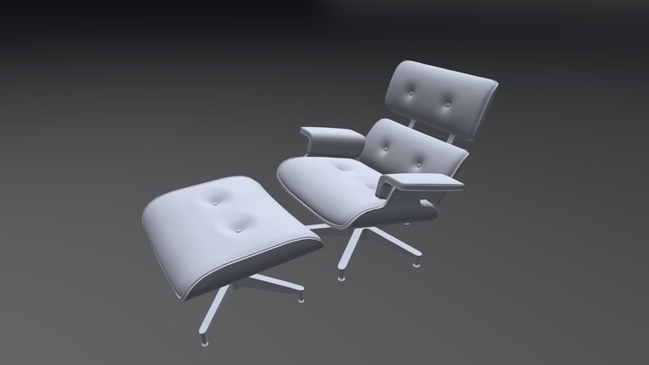 Eames Lounge Chair 3D Model