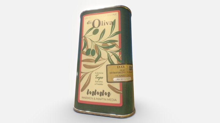 Olive Oil 3D Model