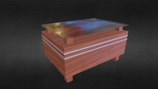 Coffee table model_3 3D Model