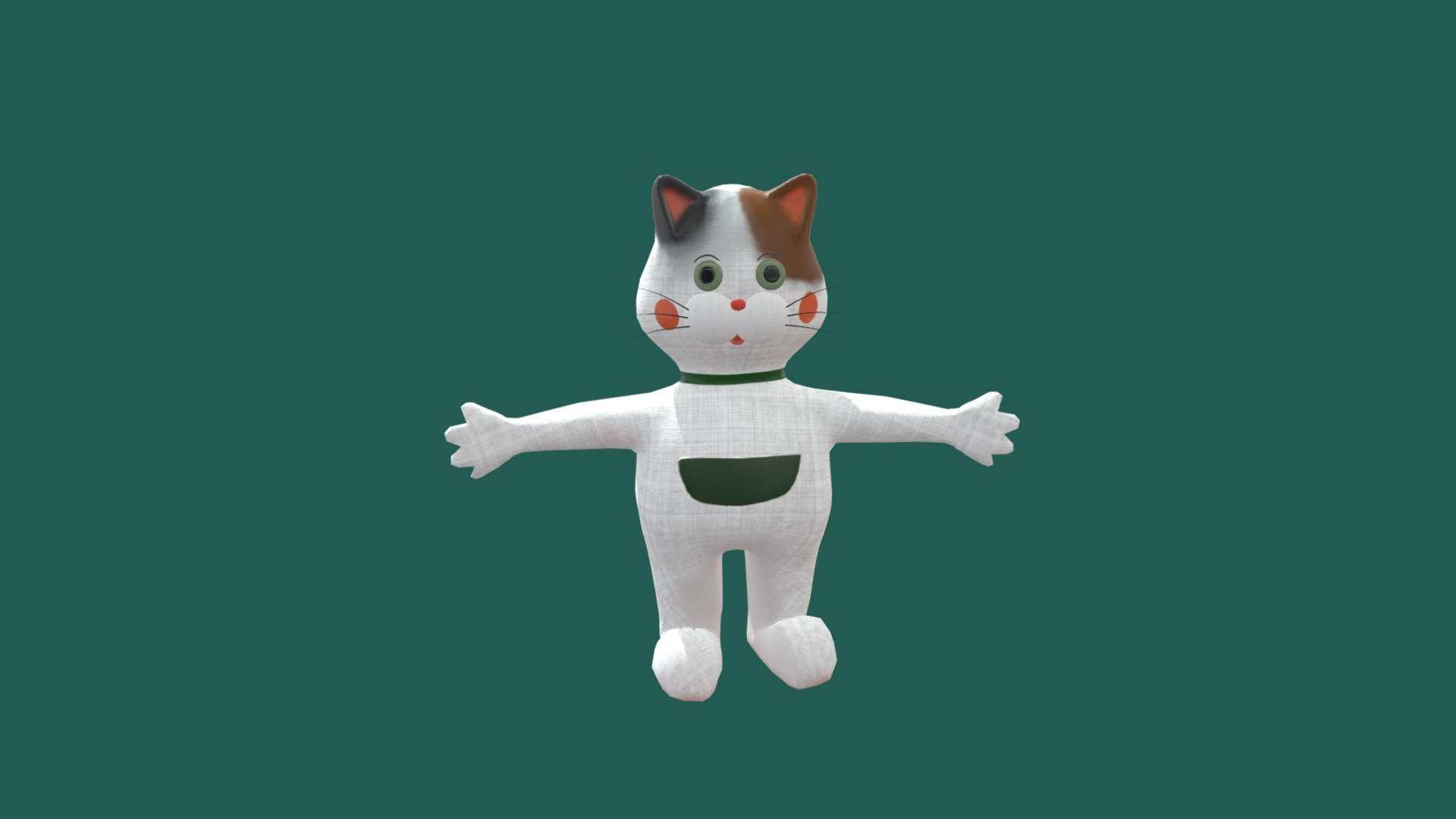 cat 3D : cute little kitty