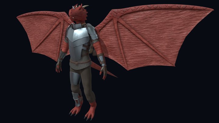 Dragonborn Halfplate 3D Model
