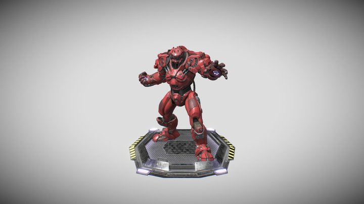 Honor Metal Warrior 3D Model
