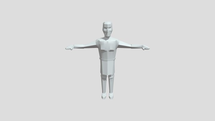 Shaolin Draft Basic Mesh 3D Model