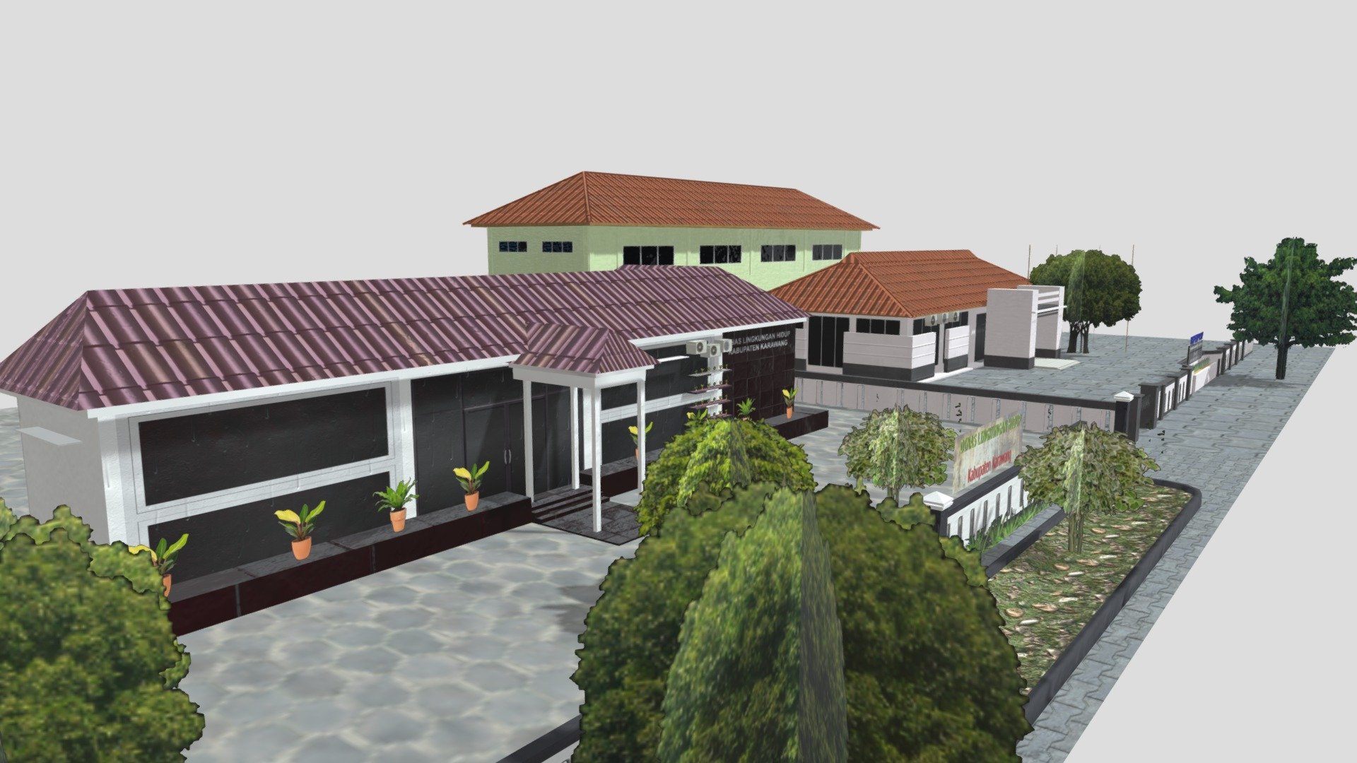 Goverment Buildings - Download Free 3D model by sakigakefuruzawa ...